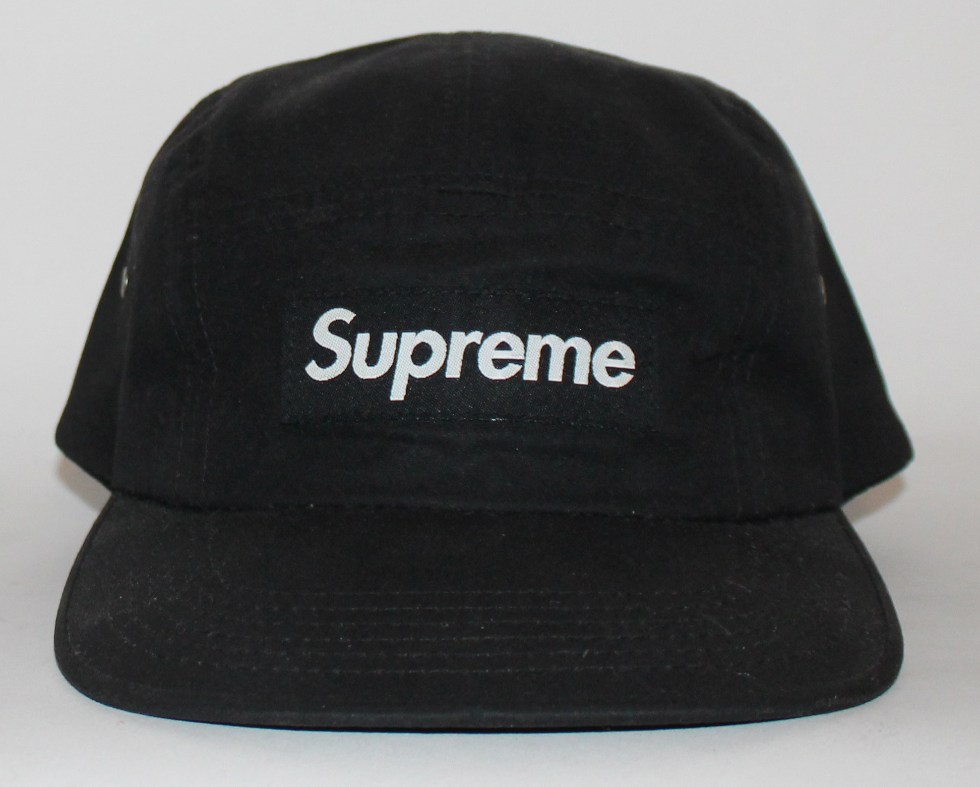 Supreme Black 5 Panel Ripstop Camp Hat F/W 10 — Roots